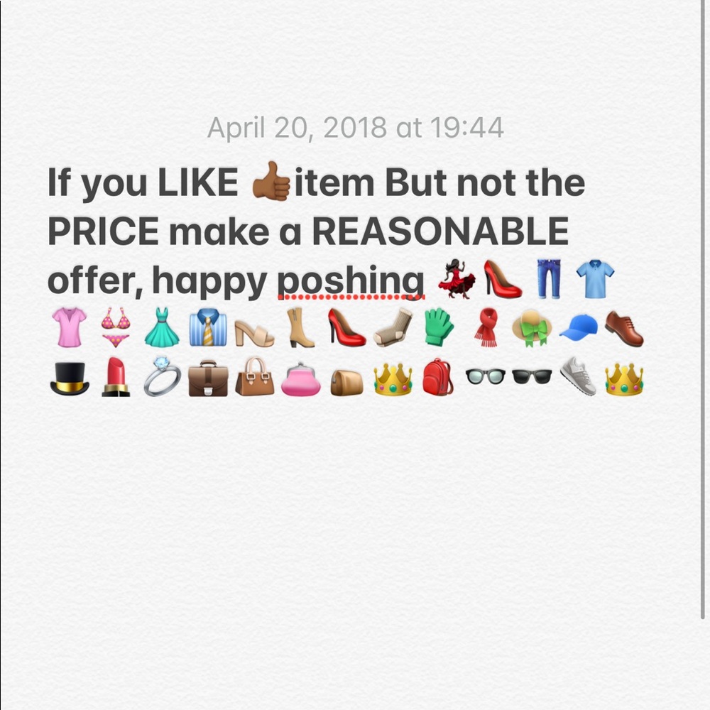 Accepting reasonable offers ♥️
